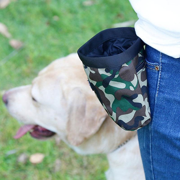 Trendy & Camouflage Agility Bait Dog Treats Walking Waist Storage