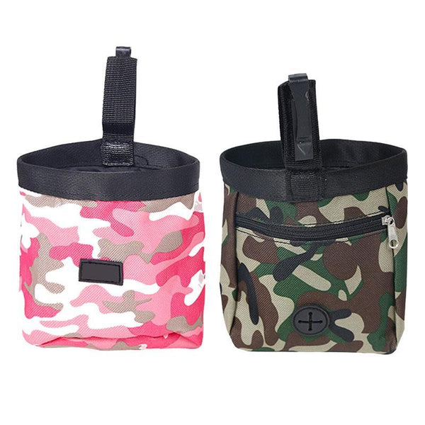 Trendy & Camouflage Agility Bait Dog Treats Walking Waist Storage