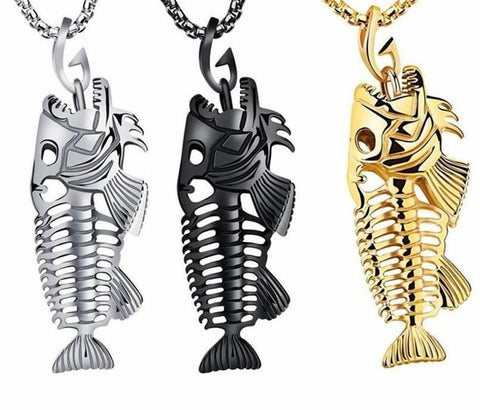 Beautiful Retro Fish Bone Necklace