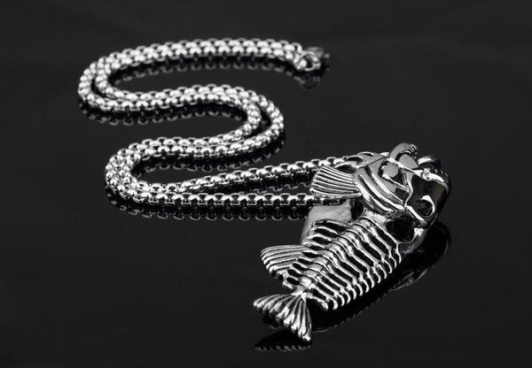 Beautiful Retro Fish Bone Necklace