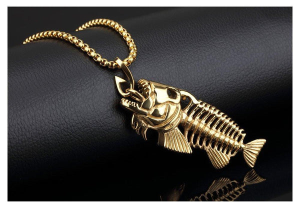 Beautiful Retro Fish Bone Necklace